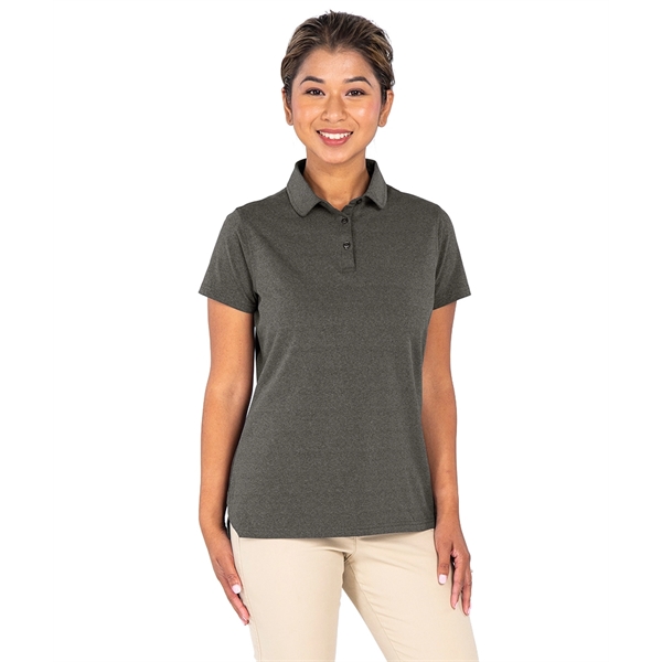 Women's Heathered Eco-Logic Stretch Polo - Women's Heathered Eco-Logic Stretch Polo - Image 5 of 21