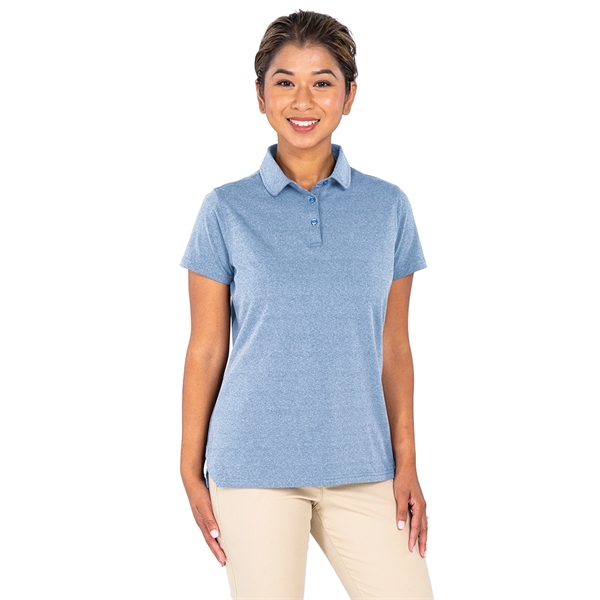 Women's Heathered Eco-Logic Stretch Polo - Women's Heathered Eco-Logic Stretch Polo - Image 12 of 21