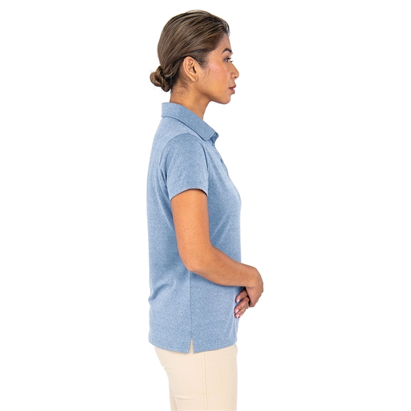 Women's Heathered Eco-Logic Stretch Polo - Women's Heathered Eco-Logic Stretch Polo - Image 14 of 21