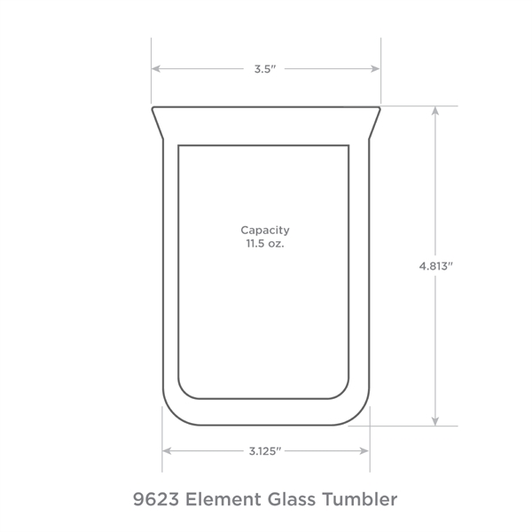 ELEMENT GLASS TUMBLER - ELEMENT GLASS TUMBLER - Image 6 of 6
