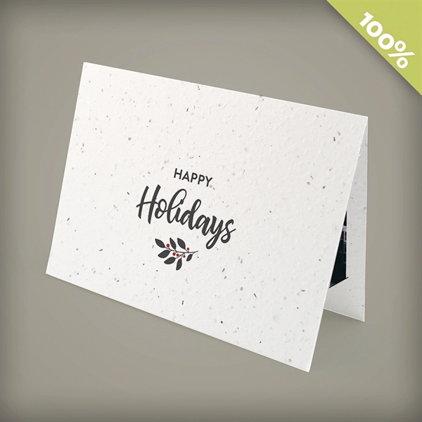 Classic Twig Business Holiday Cards With Photo in Slots - Classic Twig Business Holiday Cards With Photo in Slots - Image 0 of 1
