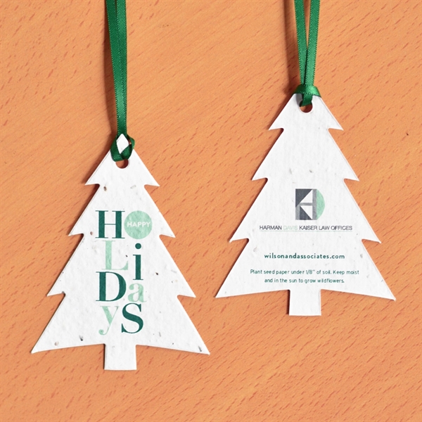 Holiday Letters Plantable Tree Ornaments - Holiday Letters Plantable Tree Ornaments - Image 0 of 0