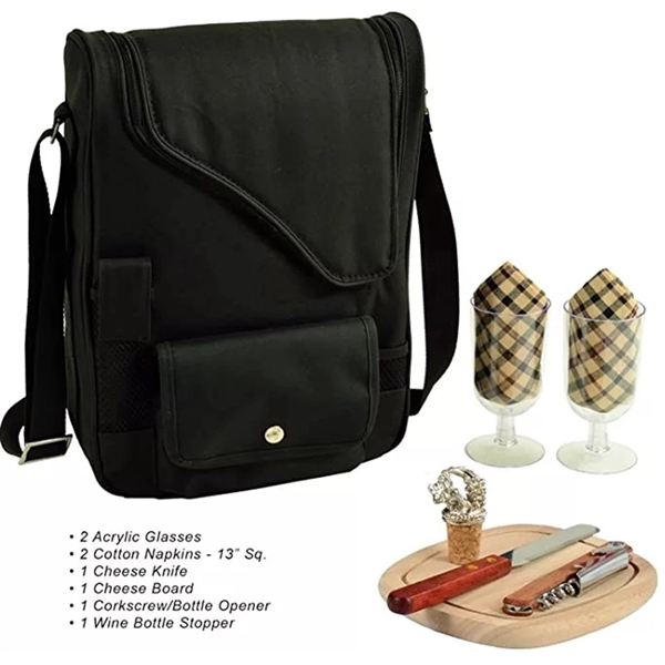 Outdoor Portable Diagonal Wine Bag - Outdoor Portable Diagonal Wine Bag - Image 3 of 3