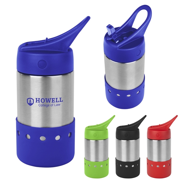 14 Oz. Stainless Steel Rockwell Bottle - 14 Oz. Stainless Steel Rockwell Bottle - Image 0 of 11