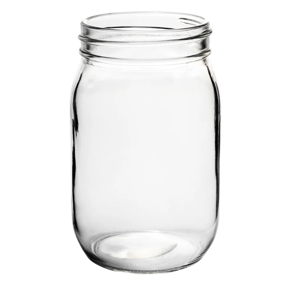 Lasered Libbey® 16 oz 92103 Mason Jar - Lasered Libbey® 16 oz 92103 Mason Jar - Image 1 of 2