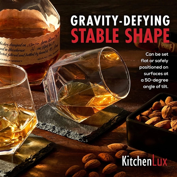 12Oz Diamond Old Fashioned Shape Whiskey Glasses - 12Oz Diamond Old Fashioned Shape Whiskey Glasses - Image 1 of 3