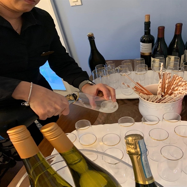 Stemless Plastic Champagne Flute - Stemless Plastic Champagne Flute - Image 2 of 4