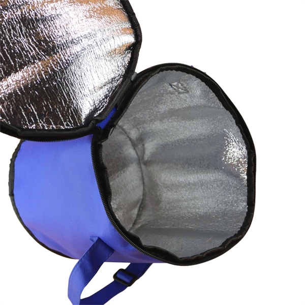 Non-Woven Round Cooler Bag - Non-Woven Round Cooler Bag - Image 5 of 5
