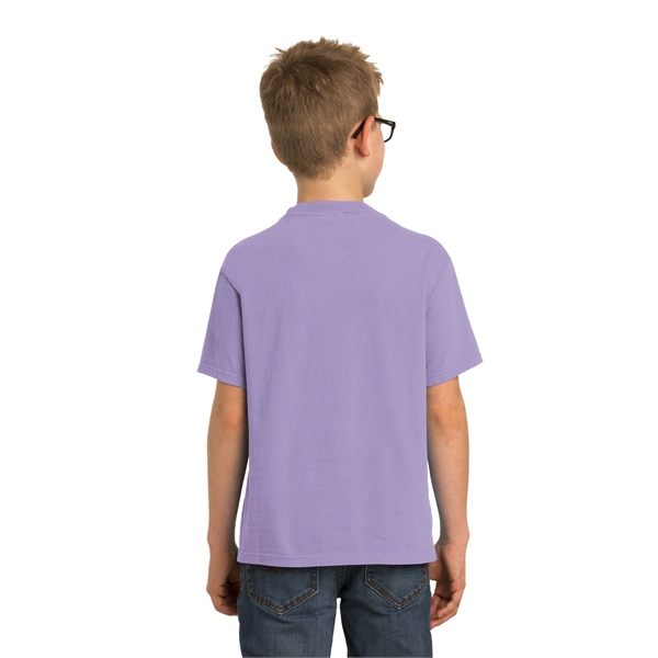 Port & Company Youth Beach Wash Garment-Dyed Tee. - Port & Company Youth Beach Wash Garment-Dyed Tee. - Image 64 of 109