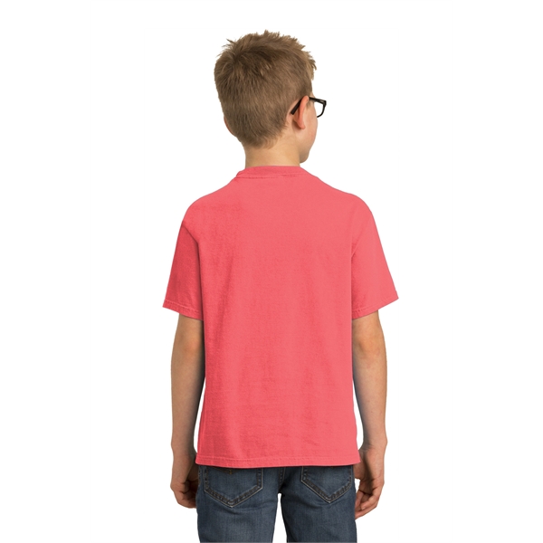 Port & Company Youth Beach Wash Garment-Dyed Tee. - Port & Company Youth Beach Wash Garment-Dyed Tee. - Image 82 of 109