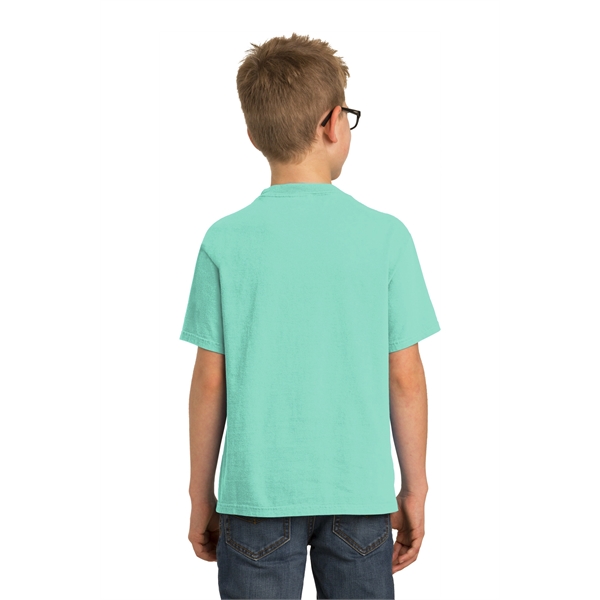 Port & Company Youth Beach Wash Garment-Dyed Tee. - Port & Company Youth Beach Wash Garment-Dyed Tee. - Image 92 of 109