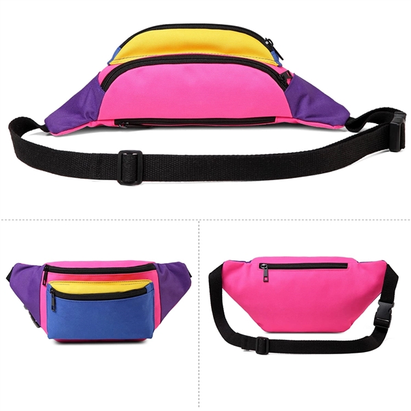 Neon Waist Fanny Pack For 80S Costumes - Neon Waist Fanny Pack For 80S Costumes - Image 6 of 8