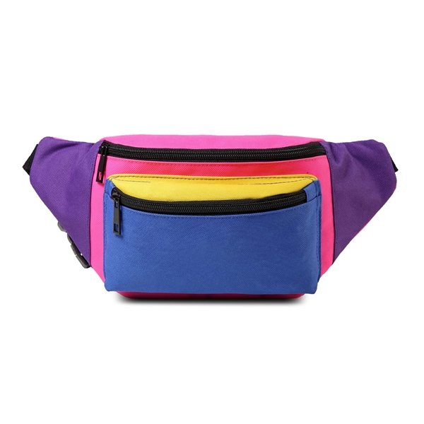 Neon Waist Fanny Pack For 80S Costumes - Neon Waist Fanny Pack For 80S Costumes - Image 7 of 8