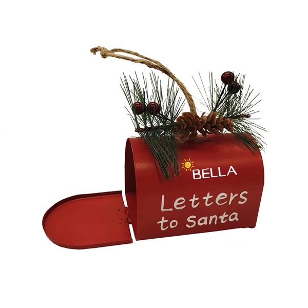 Creative Christmas Mail Box Swag With Pine - Creative Christmas Mail Box Swag With Pine - Image 0 of 3
