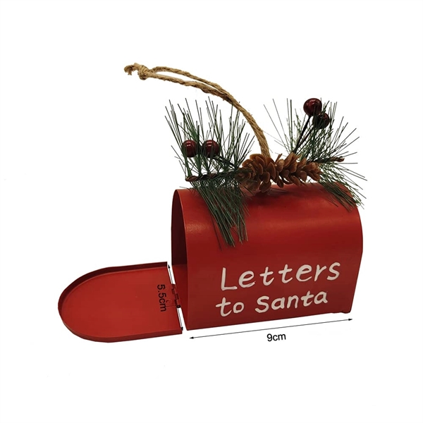 Creative Christmas Mail Box Swag With Pine - Creative Christmas Mail Box Swag With Pine - Image 2 of 3