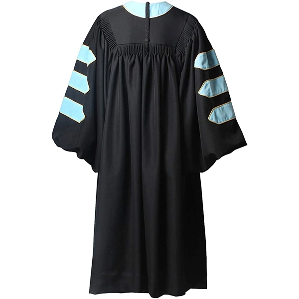 Doctoral Graduation Gown, Hood and Tam 8 Sided - Doctoral Graduation Gown, Hood and Tam 8 Sided - Image 7 of 9