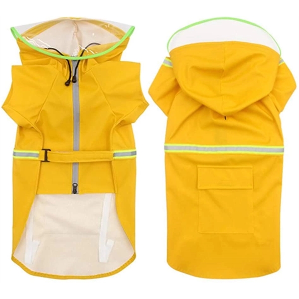 Raincoats for Large Dogs with Reflective Strip Rain - Raincoats for Large Dogs with Reflective Strip Rain - Image 1 of 4