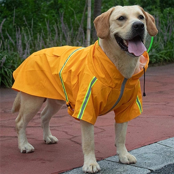 Raincoats for Large Dogs with Reflective Strip Rain - Raincoats for Large Dogs with Reflective Strip Rain - Image 2 of 4