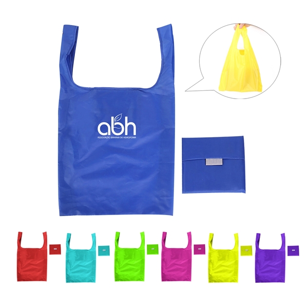 Foldable Polyester Tote Bag - Foldable Polyester Tote Bag - Image 0 of 9