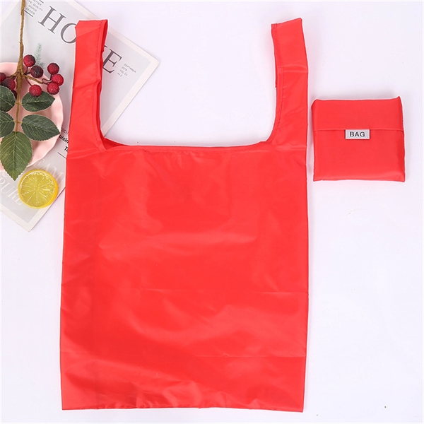 Foldable Polyester Tote Bag - Foldable Polyester Tote Bag - Image 6 of 9
