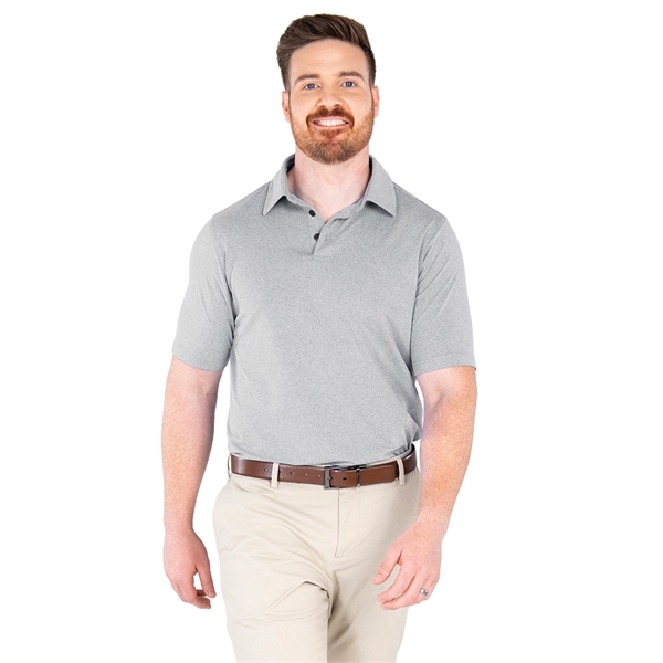Men's Heathered Eco-Logic Stretch Polo - Men's Heathered Eco-Logic Stretch Polo - Image 1 of 21