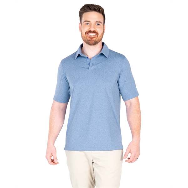 Men's Heathered Eco-Logic Stretch Polo - Men's Heathered Eco-Logic Stretch Polo - Image 10 of 21