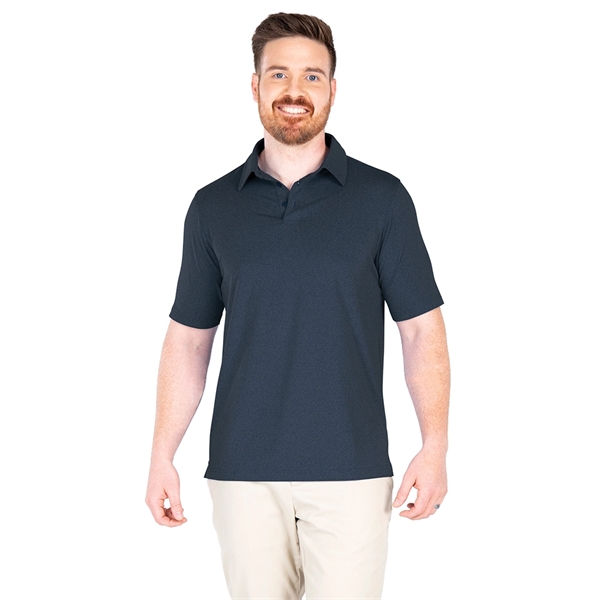 Men's Heathered Eco-Logic Stretch Polo - Men's Heathered Eco-Logic Stretch Polo - Image 5 of 21