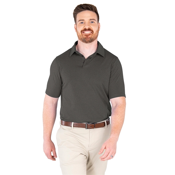 Men's Heathered Eco-Logic Stretch Polo - Men's Heathered Eco-Logic Stretch Polo - Image 18 of 21