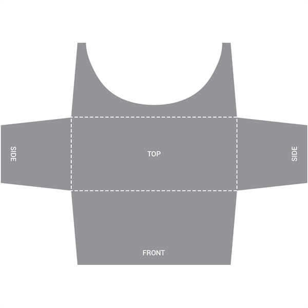 6' Customized Open Back Stretch Style Table Cover - 6' Customized Open Back Stretch Style Table Cover - Image 5 of 10