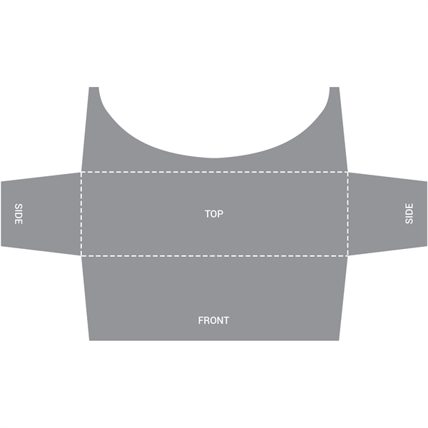 8' Customized Open Back Stretch Style Table Cover - 8' Customized Open Back Stretch Style Table Cover - Image 5 of 10