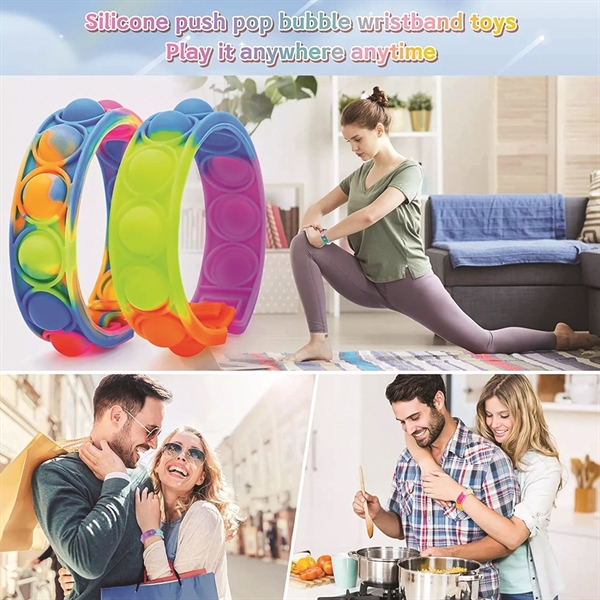 Bracelet Pop It Fidget Toy - Bracelet Pop It Fidget Toy - Image 4 of 6