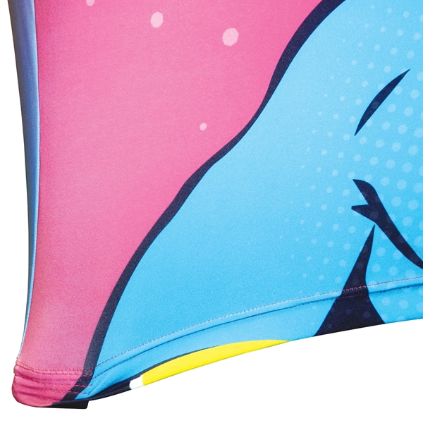 6' Customized Zipper Back Stretch Style Table Cover - 6' Customized Zipper Back Stretch Style Table Cover - Image 8 of 10