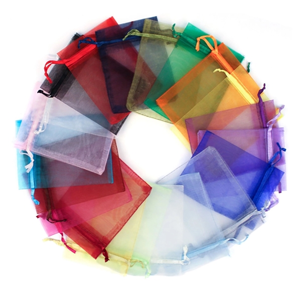 Drawstring Organza Bags Gift Favor Bags - Drawstring Organza Bags Gift Favor Bags - Image 1 of 3