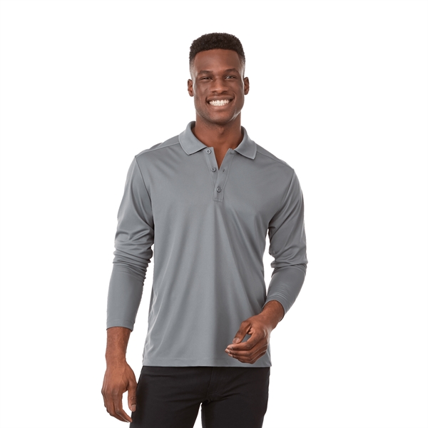 Men's MORI Long Sleeve Polo - Men's MORI Long Sleeve Polo - Image 19 of 20