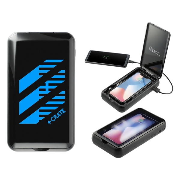 Pristine 10000 Wireless Power Bank w/ UV Sanitizer - Pristine 10000 Wireless Power Bank w/ UV Sanitizer - Image 10 of 10