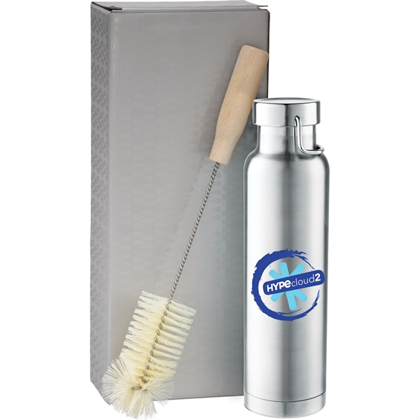 Thor Copper Vacuum Bottle with Brush 22oz - Thor Copper Vacuum Bottle with Brush 22oz - Image 18 of 19