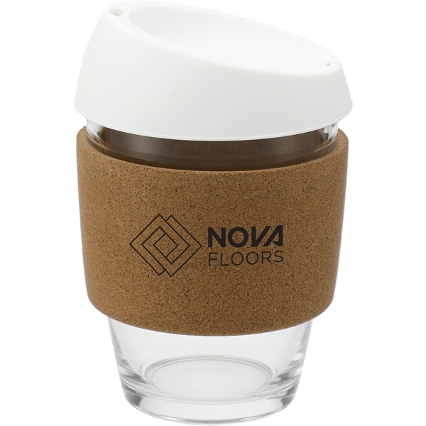 Brooklyn Glass cup with Cork Band 12oz - Brooklyn Glass cup with Cork Band 12oz - Image 0 of 1