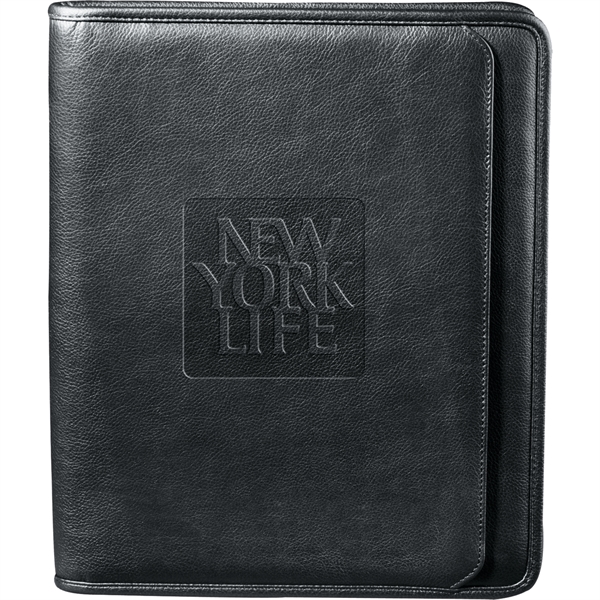 Manhattan Zippered Padfolio with FSC® Mix Paper - Manhattan Zippered Padfolio with FSC® Mix Paper - Image 4 of 4