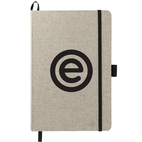 5.5" x 8.5" Recycled Cotton Bound Journal - 5.5" x 8.5" Recycled Cotton Bound Journal - Image 0 of 3