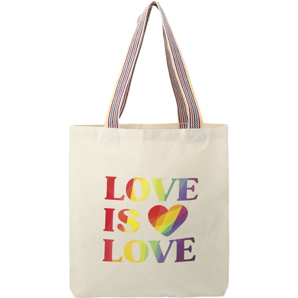 Rainbow Recycled 6oz Cotton Convention Tote - Rainbow Recycled 6oz Cotton Convention Tote - Image 0 of 1