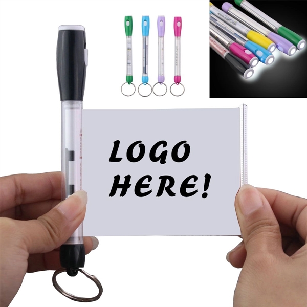 LED Flashlight Banner Pen / Key Chain - LED Flashlight Banner Pen / Key Chain - Image 0 of 3