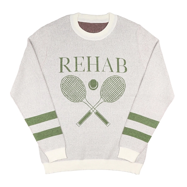 Custom Knit Sports Team Crewneck Sweater - Custom Knit Sports Team Crewneck Sweater - Image 2 of 7