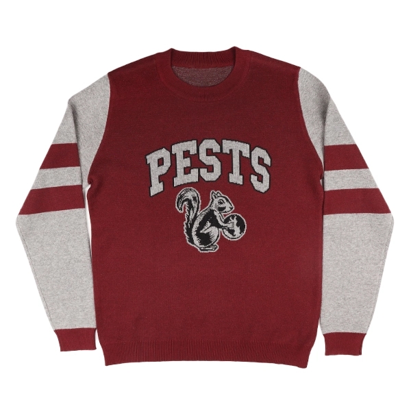 Custom Knit Sports Team Crewneck Sweater - Custom Knit Sports Team Crewneck Sweater - Image 4 of 7