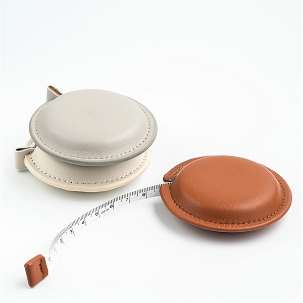 Automatic Retractable Mini Leather Tape Measure - Automatic Retractable Mini Leather Tape Measure - Image 0 of 2