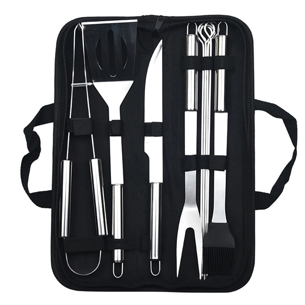 Stainless Steel Bbq Set - Stainless Steel Bbq Set - Image 0 of 2