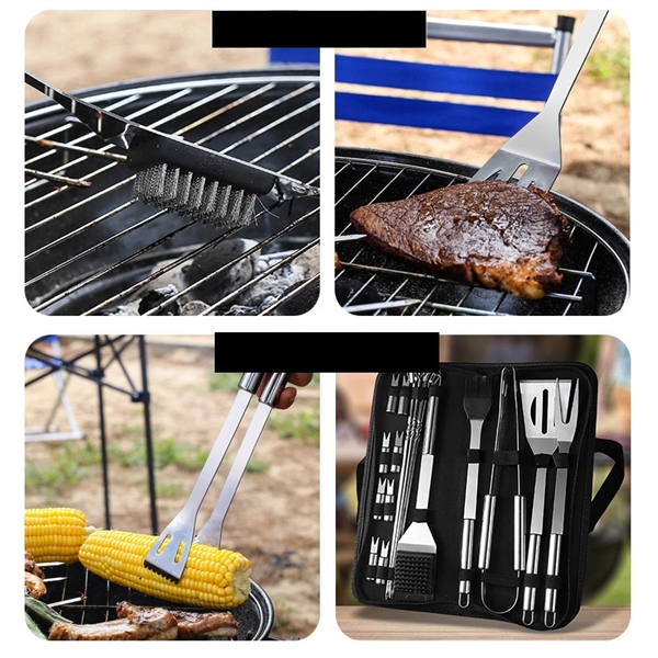 Stainless Steel Bbq Set - Stainless Steel Bbq Set - Image 2 of 2