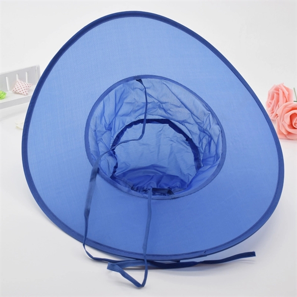 Printed Polyester Foldable Hat - Printed Polyester Foldable Hat - Image 2 of 2