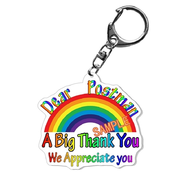 Gay Pride Awareness Rainbow Keychain - Gay Pride Awareness Rainbow Keychain - Image 2 of 4