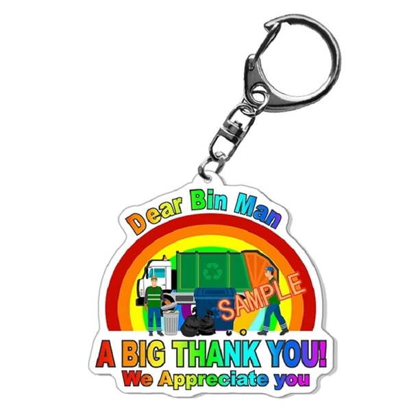 Gay Pride Awareness Rainbow Keychain - Gay Pride Awareness Rainbow Keychain - Image 4 of 4