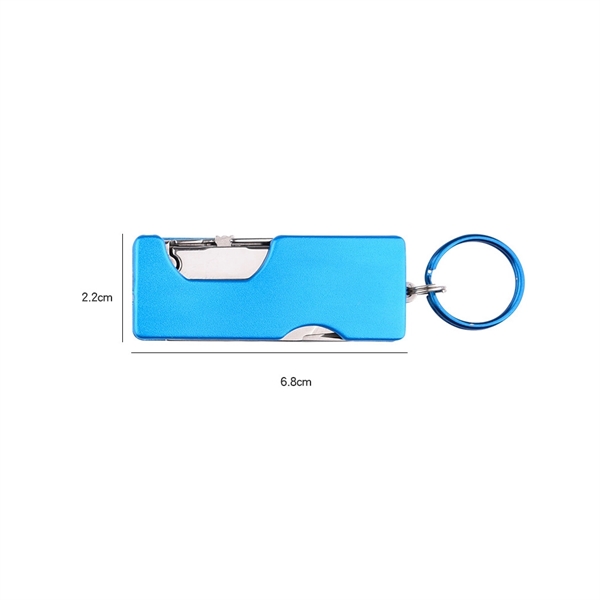 4 In 1 Pocket Knife Tool Folding Nail Clipper Keychain Home - 4 In 1 Pocket Knife Tool Folding Nail Clipper Keychain Home - Image 1 of 2